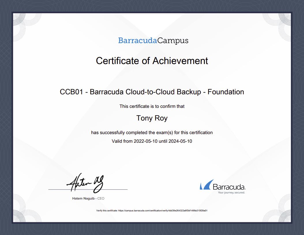 Certificate Image