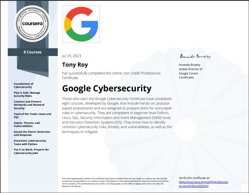 Certificate Image