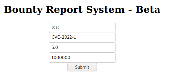 Reporting a test