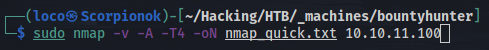 Quick Nmap