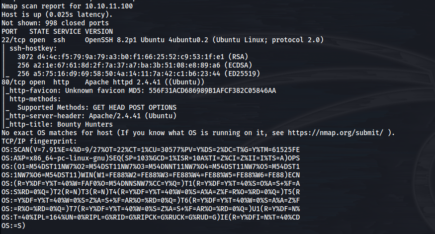 Nmap Results